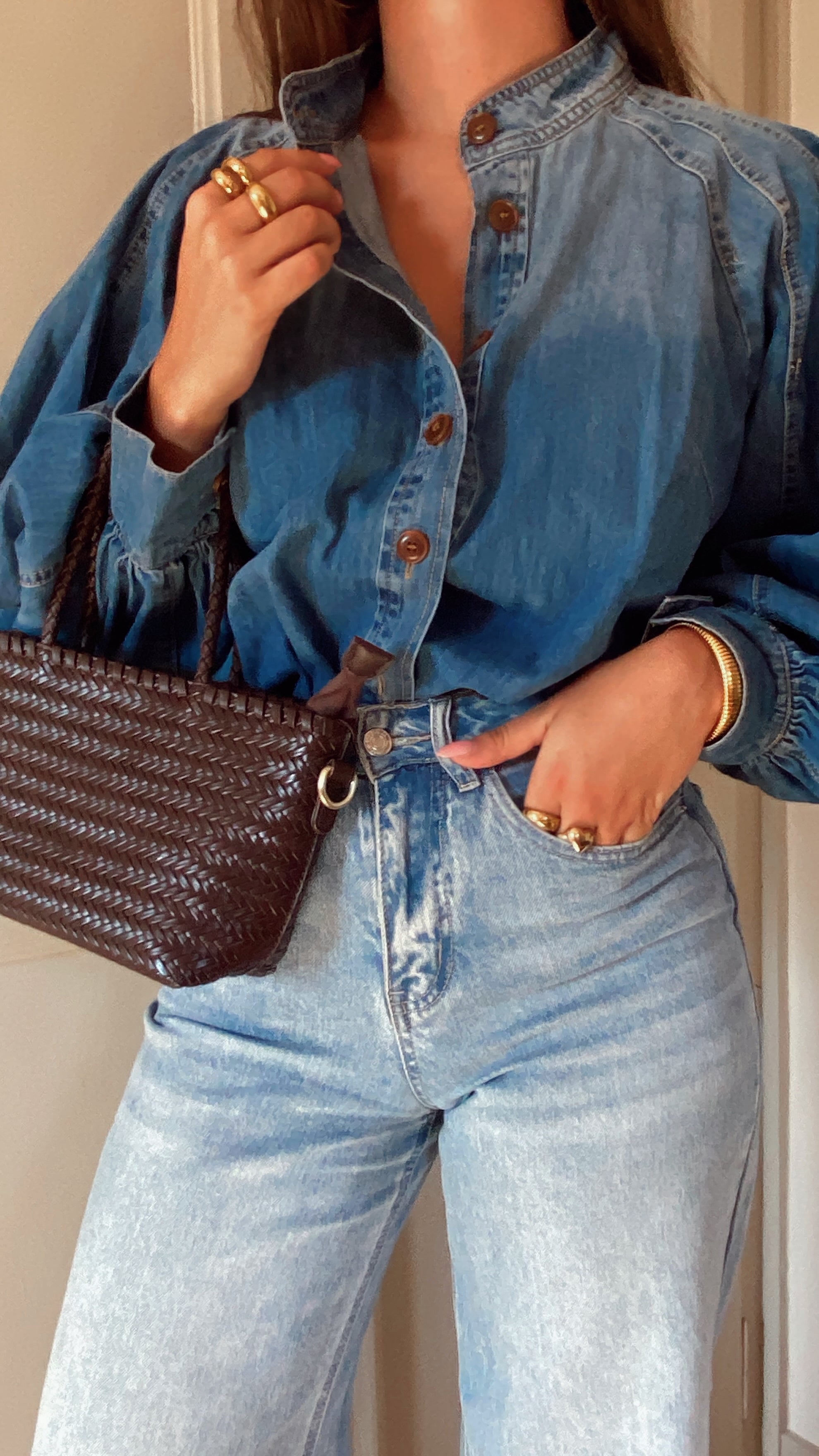 Camisa denim Bianca