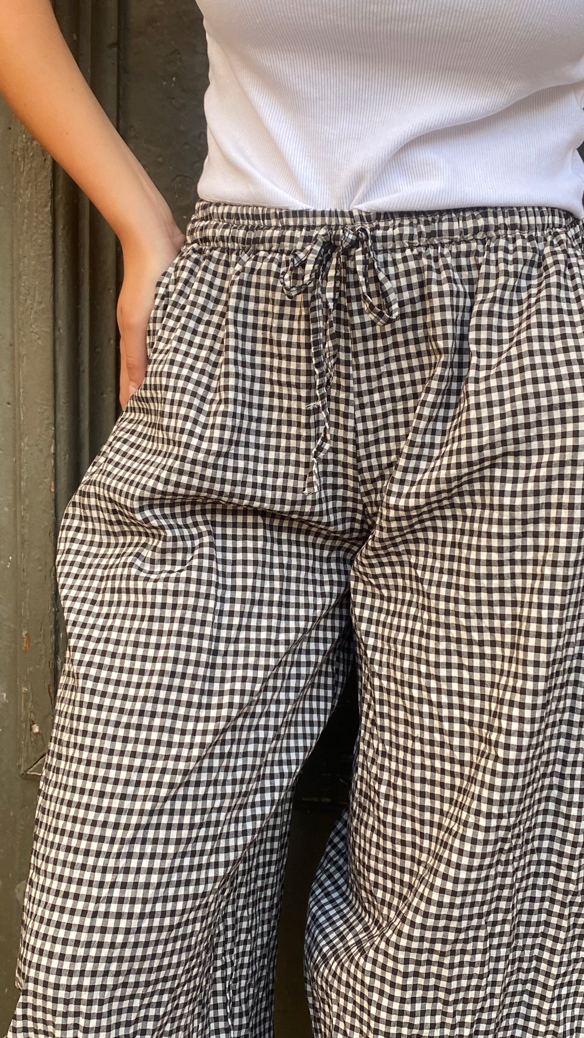Pantalón Globo Vichy Renné