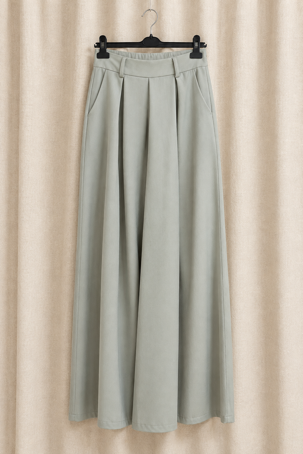 Pantalón Palazzo de color beige