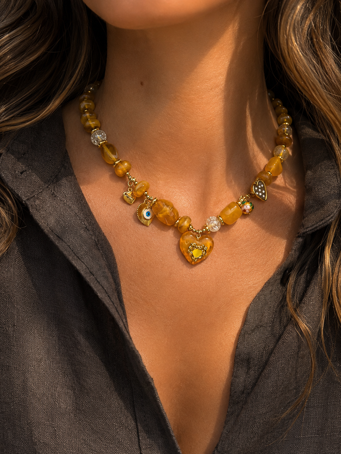 Choker Ámbar