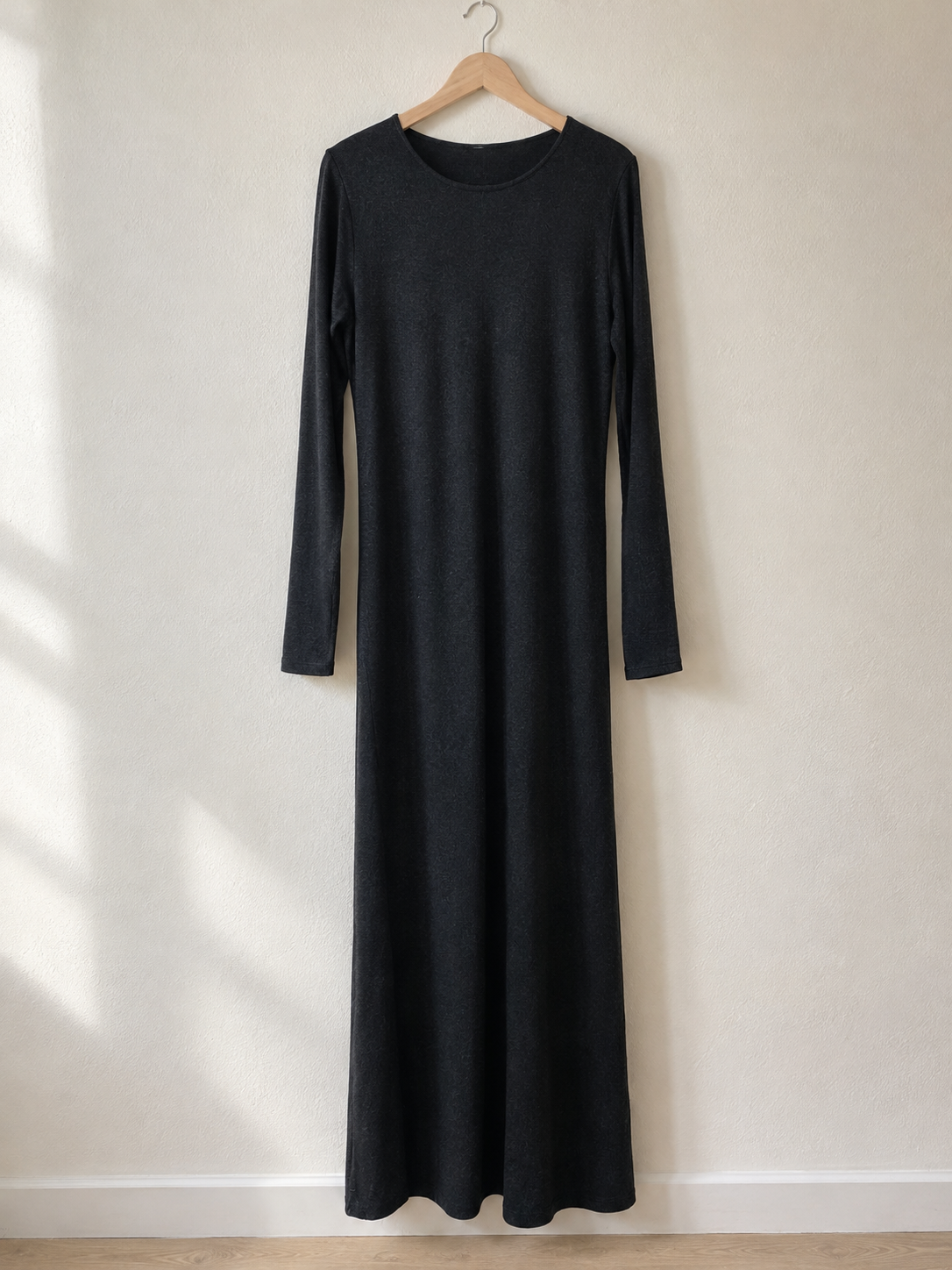 Vestido lamé negro