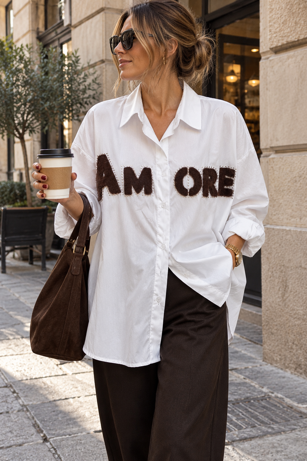 Camisa Over Size Amore