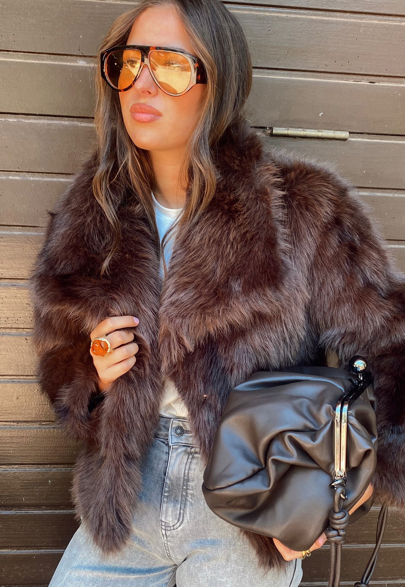 Chaqueta de pelo Charlotte