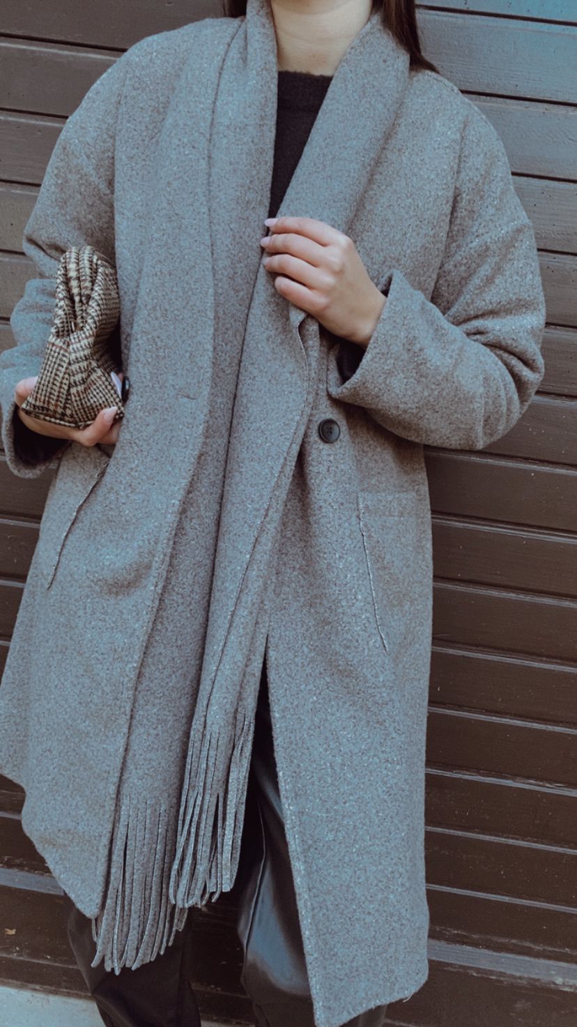 Abrigo de paño Roma + Bufanda