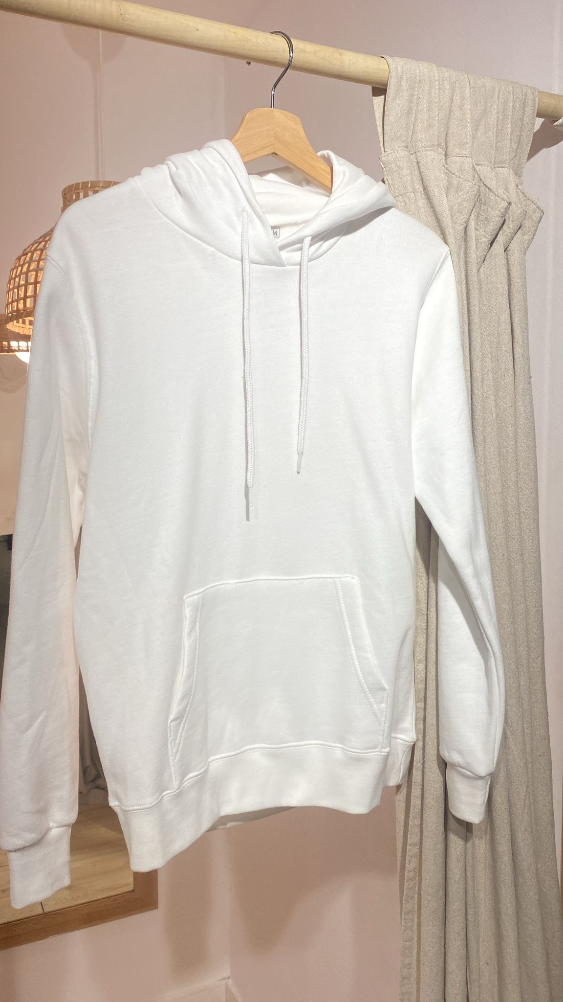 Sudadera blanca Capucha