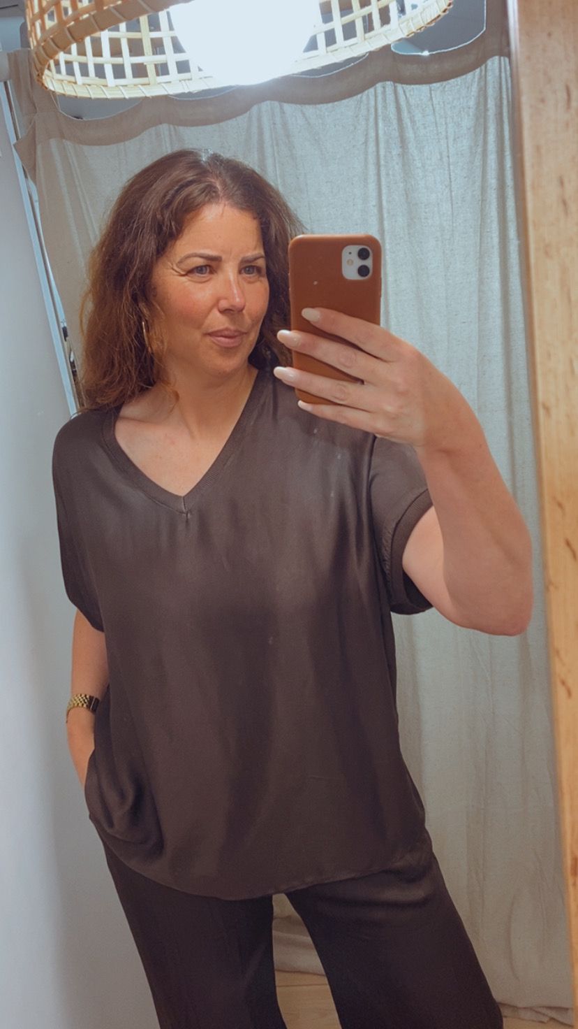 Blusa Satén Olivia
