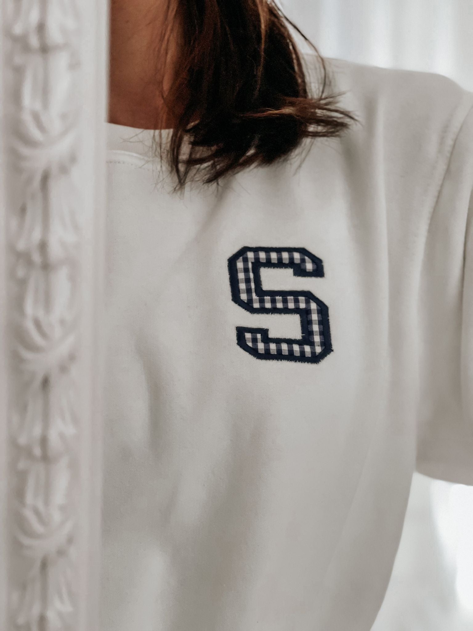 Sudadera Personalizada Inicial Vichy