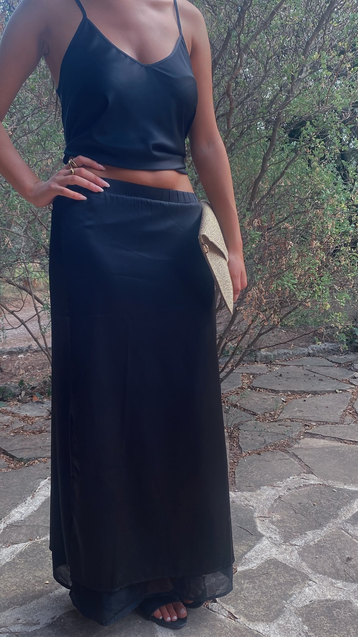 Falda Satén Noelia