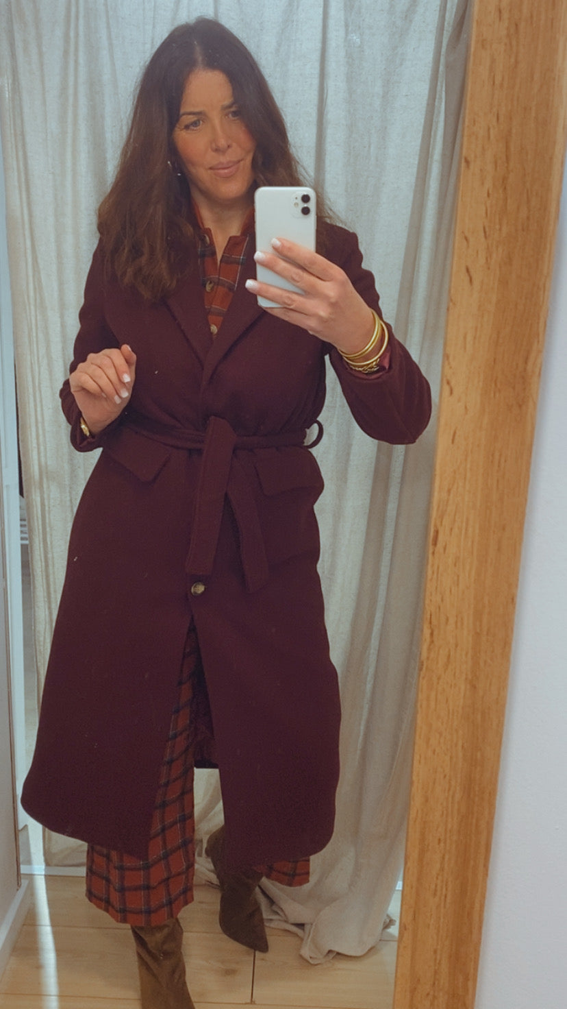 Abrigo de paño Letizia