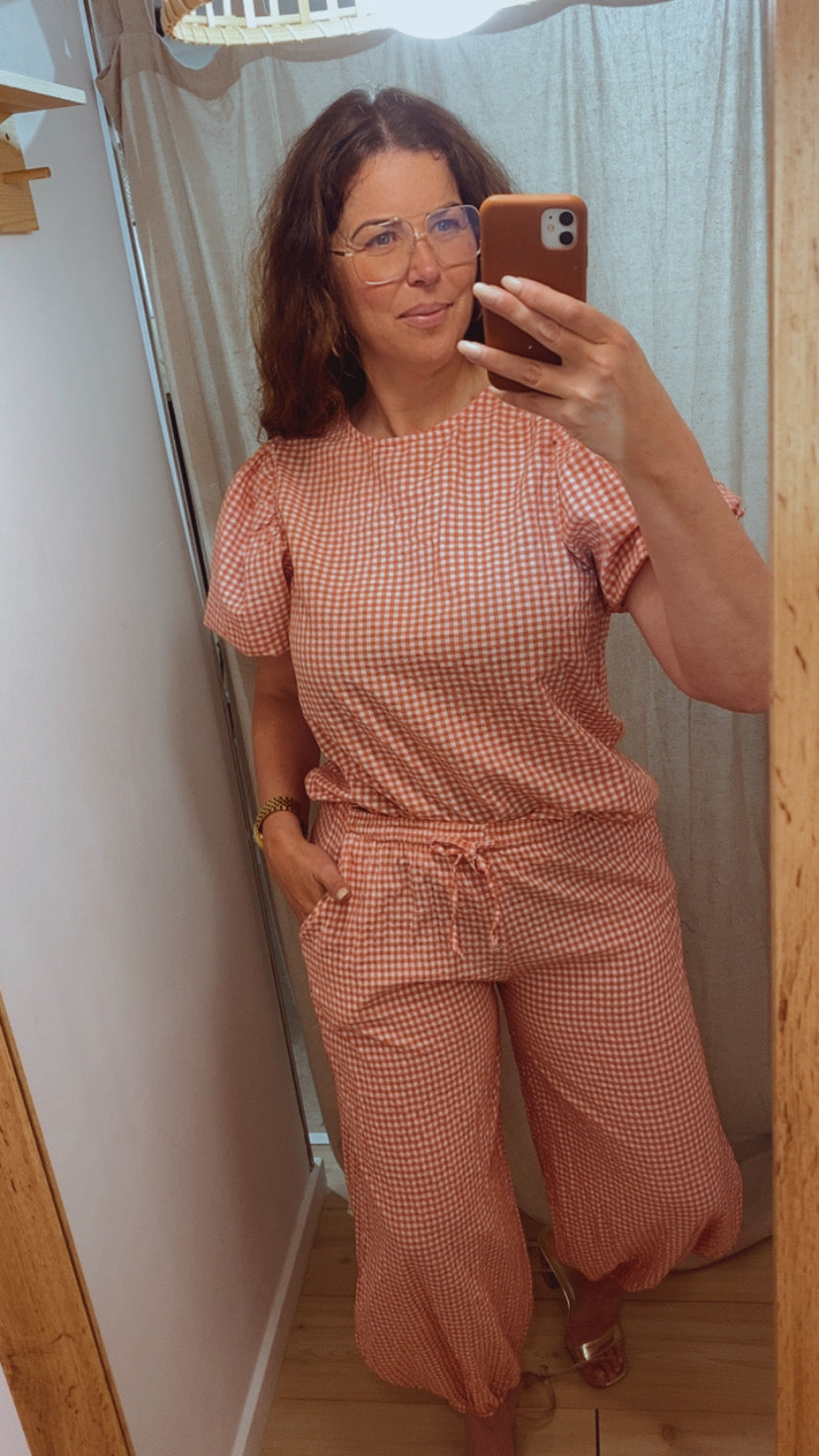 Blusa Vichy Renné