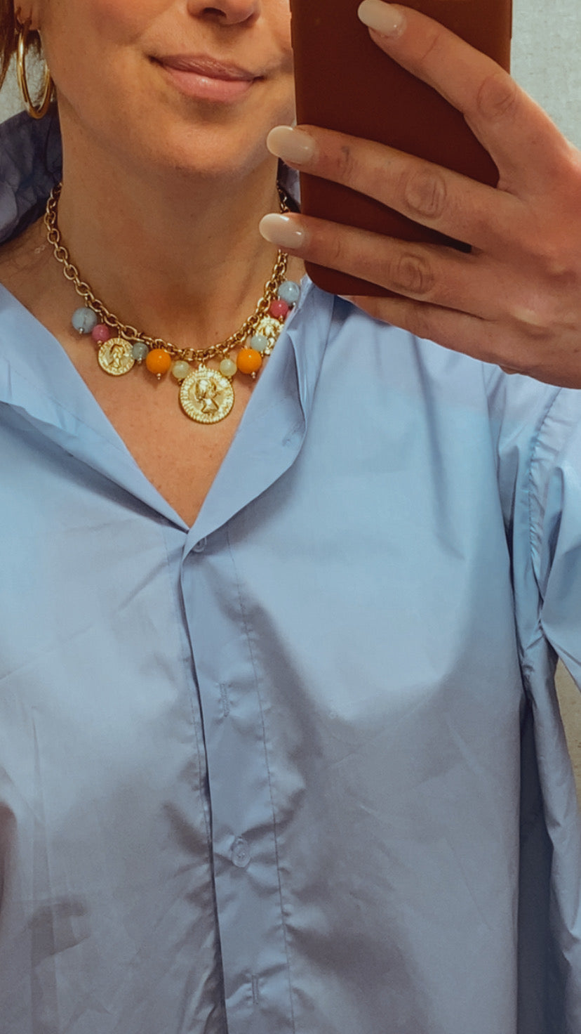 Choker Charm Camafeo