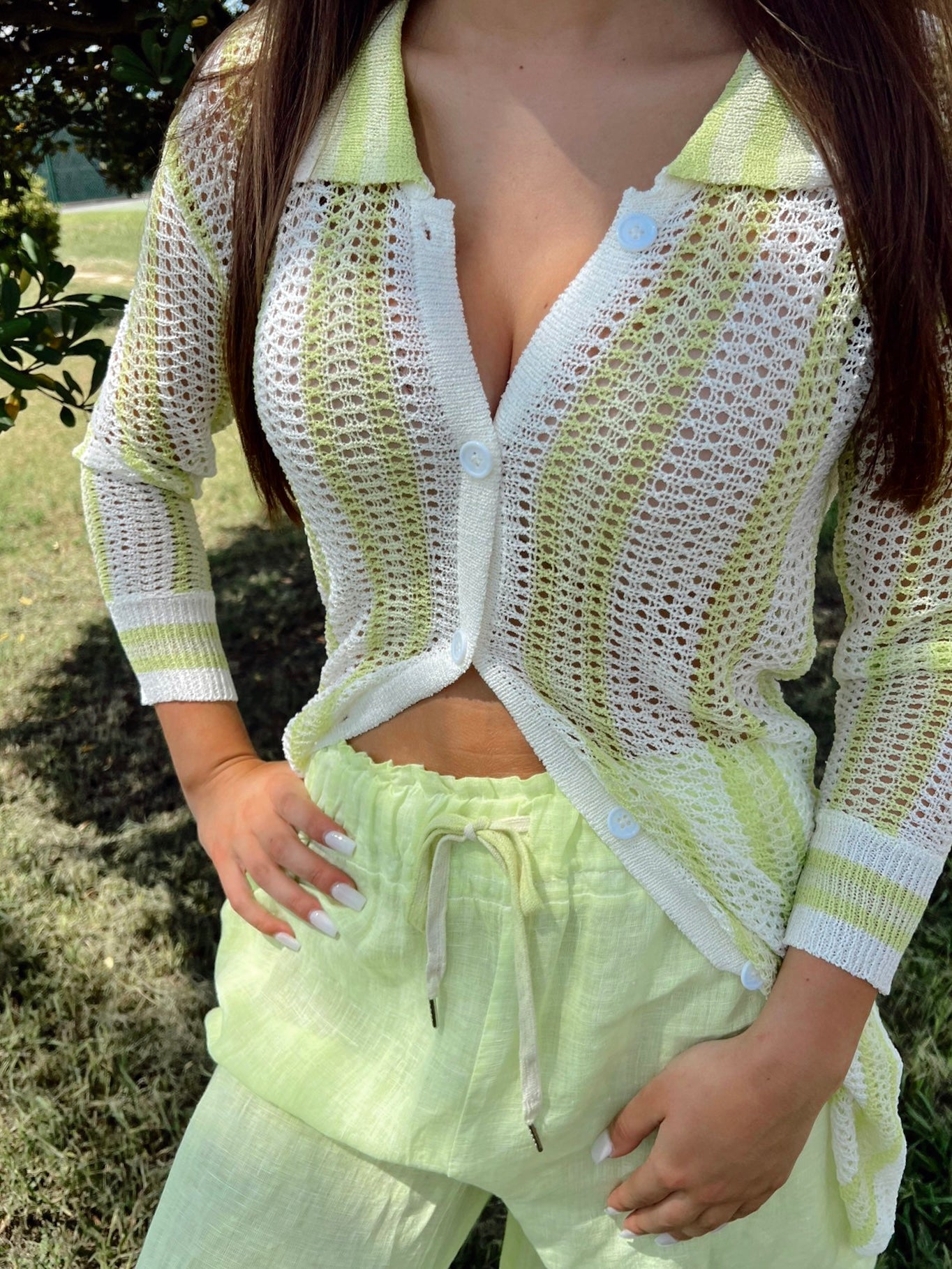 Kaftán troquelado Menorca