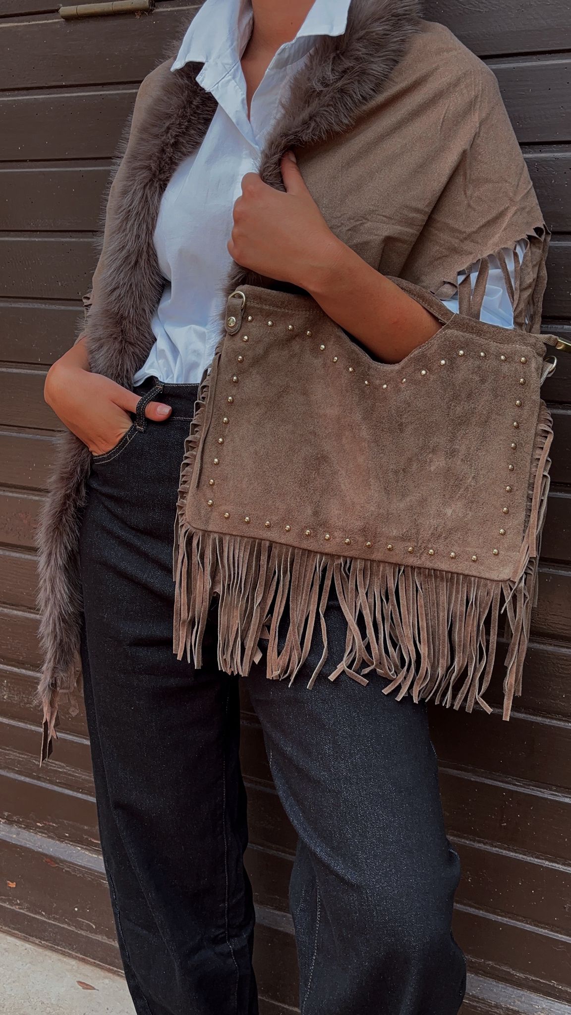 Bolso California de flecos