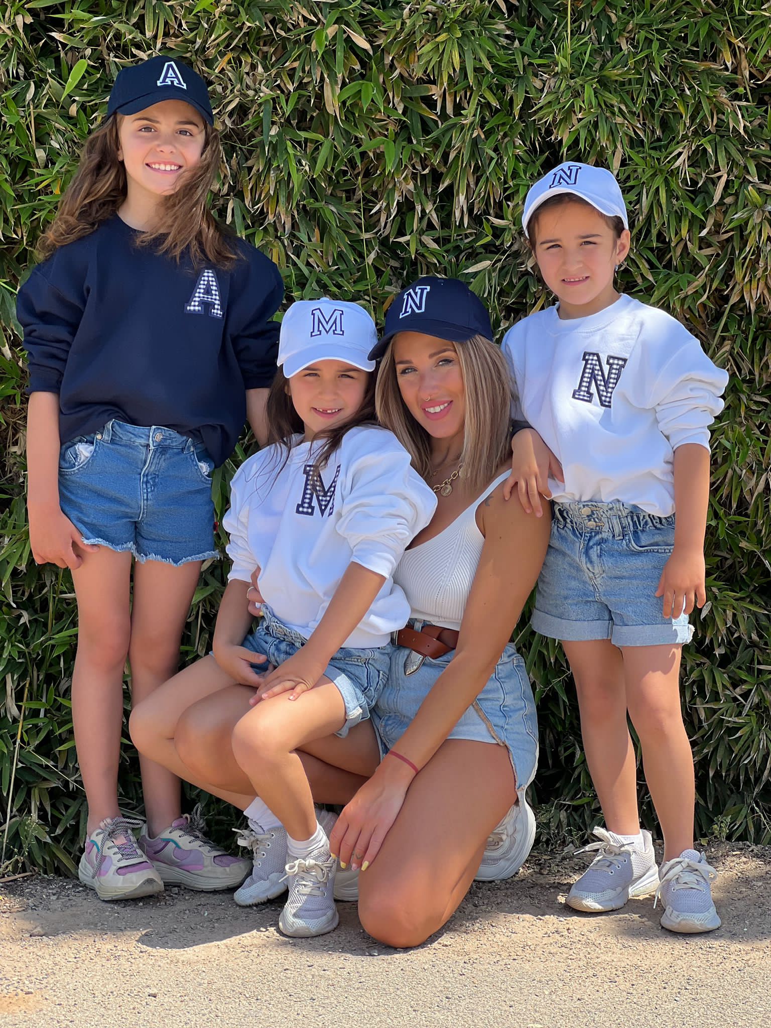 Sudadera Personalizada Inicial Vichy KIDS