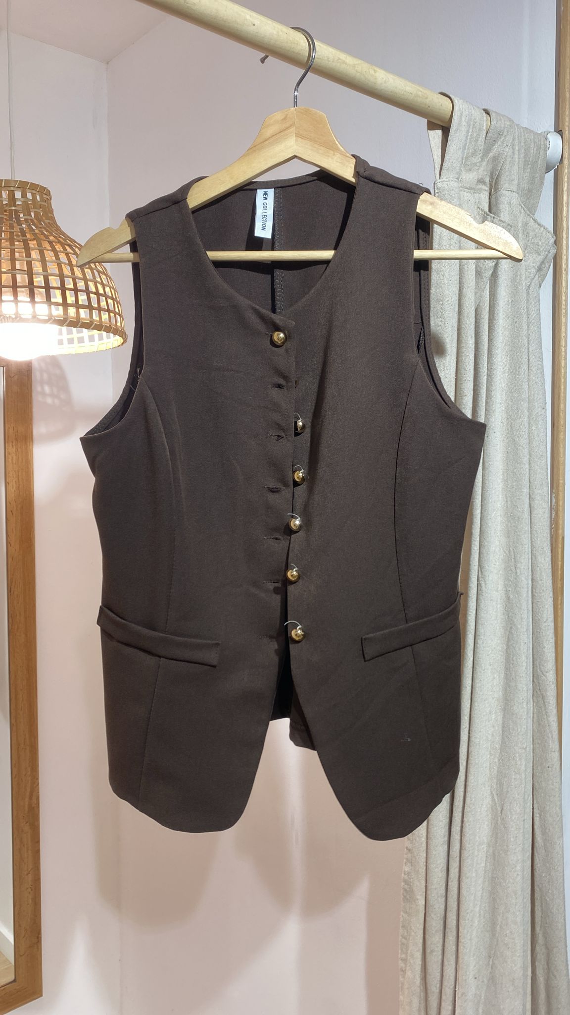 Chaleco Cuello Redondo