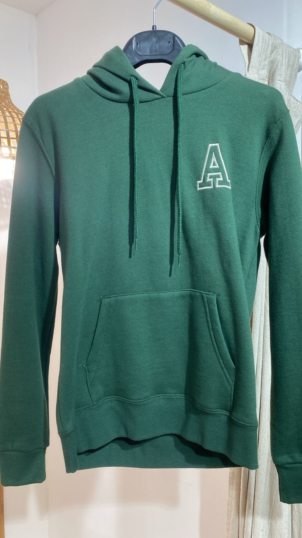 Sudadera Capucha Verde Inicial A