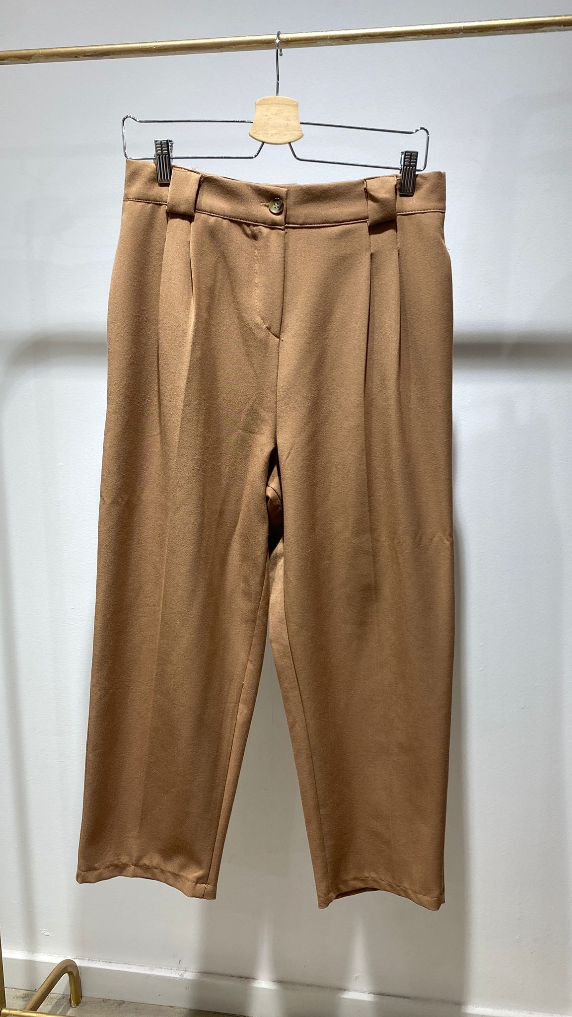 Pantalón Pinza Camel