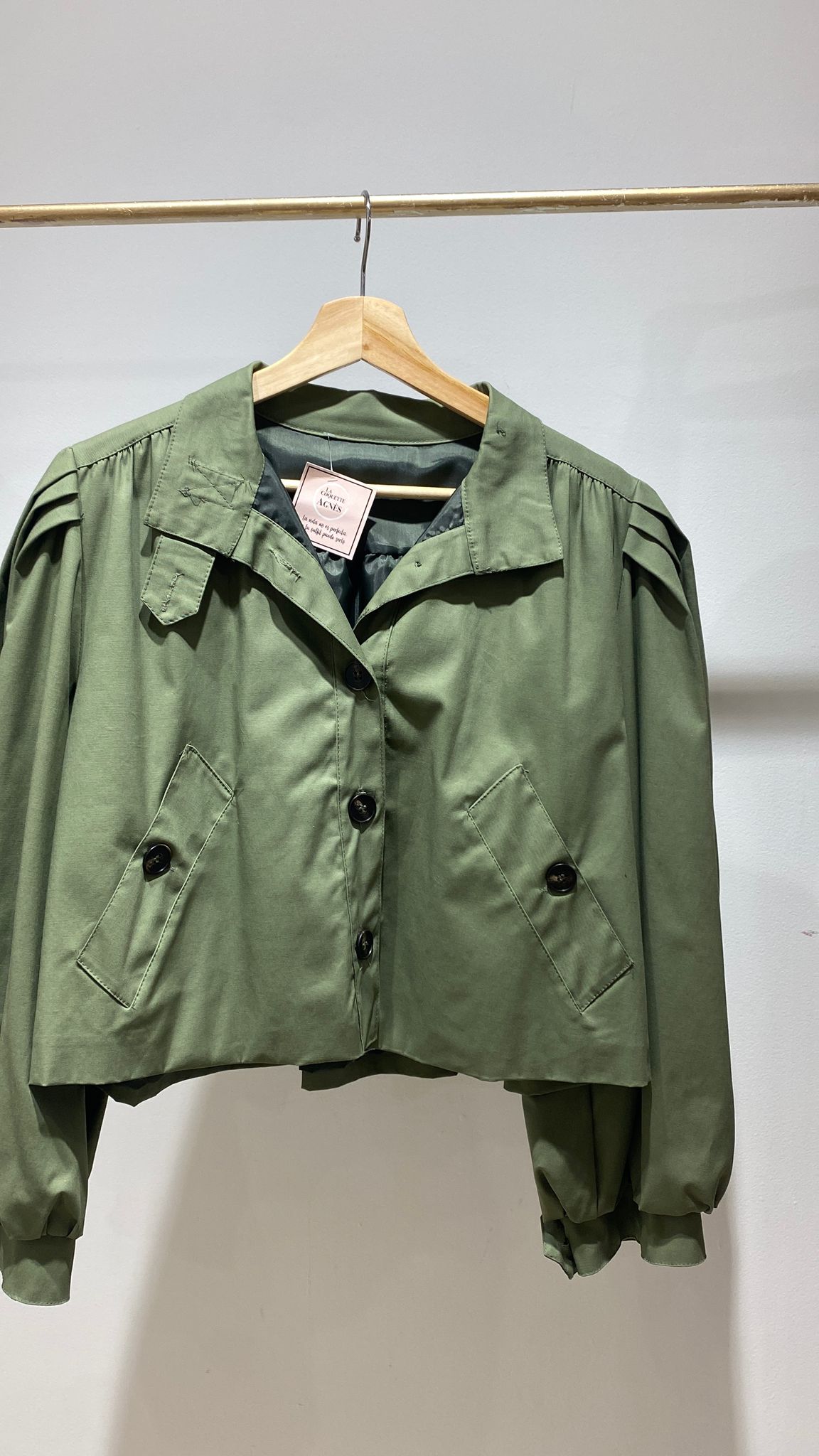 Chaqueta Kaki Corta