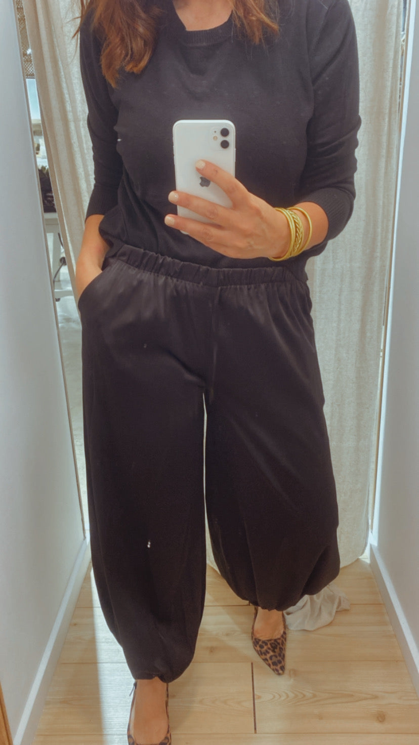 Pantalón satén Jasmine Maxi
